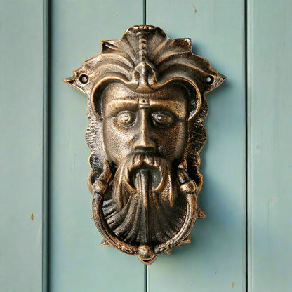 Door Knocker Nautical Man Rustic Cast Iron