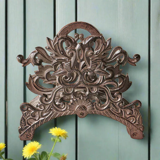 Hose Wall Holder Cast Iron Vintage