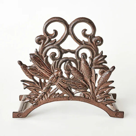 Hose Wall Holder Cast Iron Dragonfly
