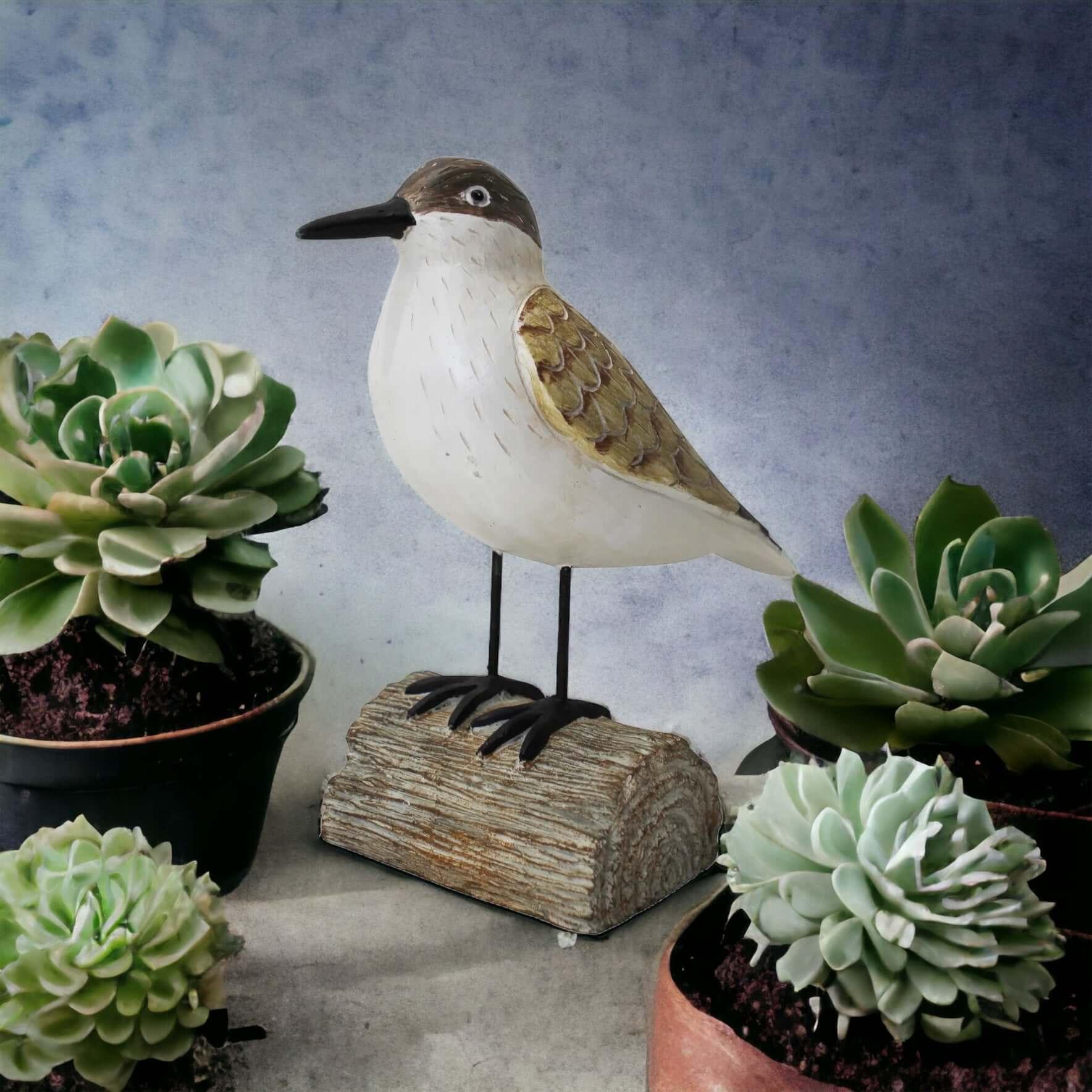 Bird Sand Piper Natural Ornament - The Renmy Store Homewares & Gifts 