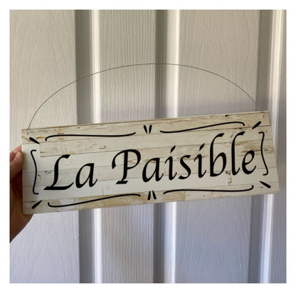 Cottage Custom Personalised Rustic Chic Sign