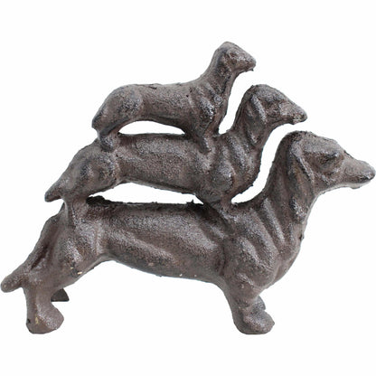 Dog Cast Iron Dachshund Ornament - The Renmy Store Homewares & Gifts 