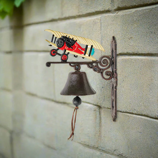 Doorbell Plane Aeroplane Cast Iron