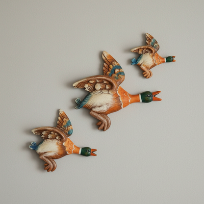 Flying Duck Ducks Vintage Cast Iron