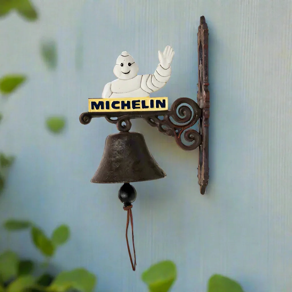 Doorbell Michelin Tyre Vintage Rustic Cast Iron
