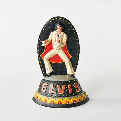 Door Stop Elvis Vintage Cast Iron
