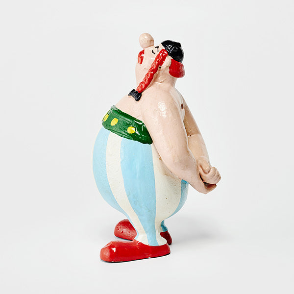 Obelix Money Box & Ornament | Vintage Rustic Cast Iron | 25cm