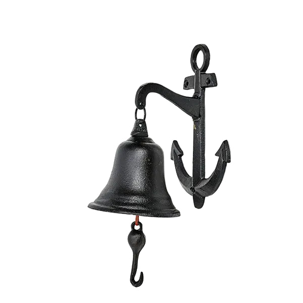 Anchor Nautical Doorbell | Rustic Cast Iron | 22cm