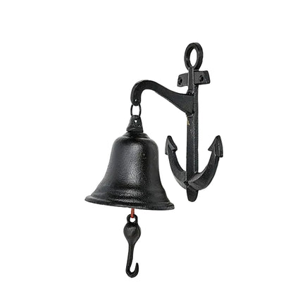 Anchor Nautical Doorbell | Rustic Cast Iron | 22cm