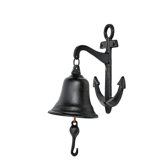Anchor Nautical Doorbell | Rustic Cast Iron | 22cm