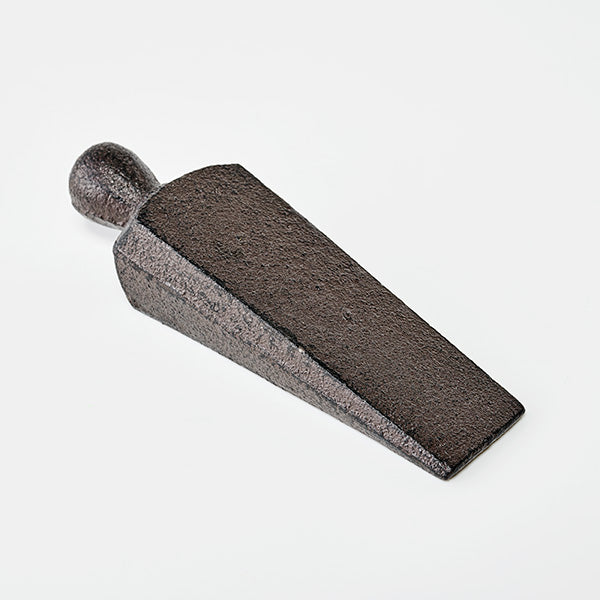 Classic Knob Wedge Doorstop | Vintage Cast Iron Rustic Decor