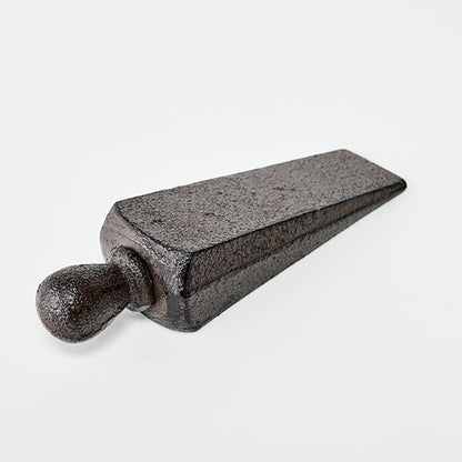 Classic Knob Wedge Doorstop | Vintage Cast Iron Rustic Decor