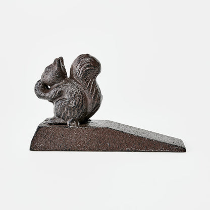 Squirrel Wedge Doorstop | French Provincial Vintage Cast Iron