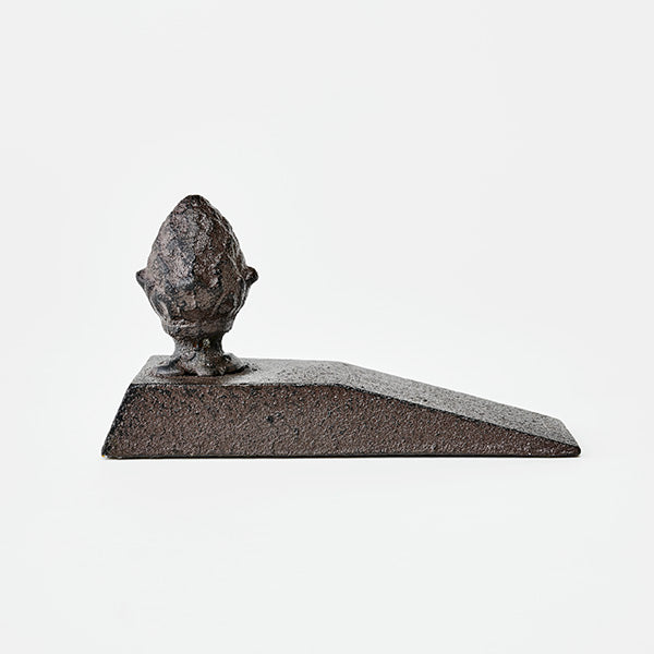 Pine Cone Wedge Doorstop | French Provincial Vintage Cast Iron