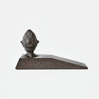Pine Cone Wedge Doorstop | French Provincial Vintage Cast Iron