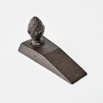 Pine Cone Wedge Doorstop | French Provincial Vintage Cast Iron