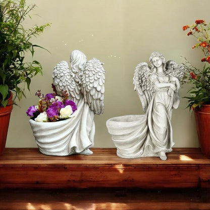 Angel Garden Plant Flower Planter Pot Ornament