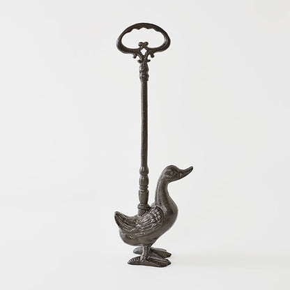 Duck Doorstop with Handle | Vintage Cast Iron Door Stop Farmhouse Country Decor