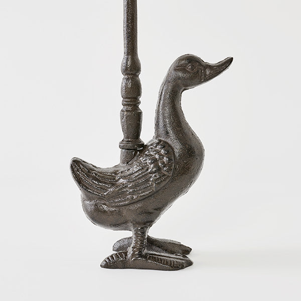 Duck Doorstop with Handle | Vintage Cast Iron Door Stop Farmhouse Country Decor