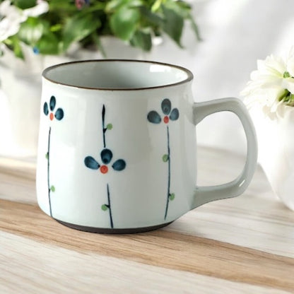 Mug Cup Tea Coffee Hand-painted Floral