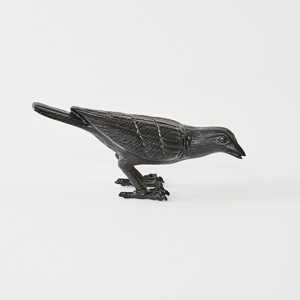 Crow Bird Cast Iron Ornament | Vintage Rustic Farmhouse Decor