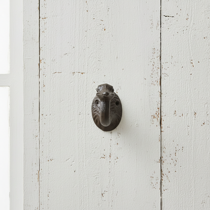 Emu Cast Iron Wall Hook | Rustic Australiana Bird Hook 8x5x10cm