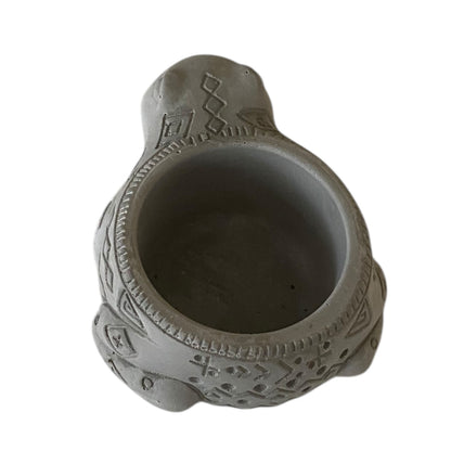 Planter Pot Frog Aussie Handmade Concrete