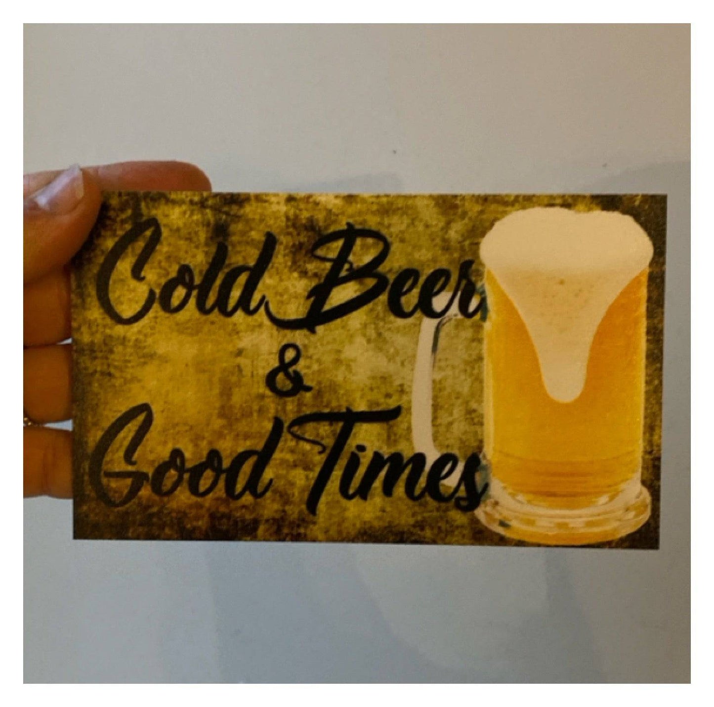 Beer Vintage Bar Custom Personalised Sign - The Renmy Store Homewares & Gifts 