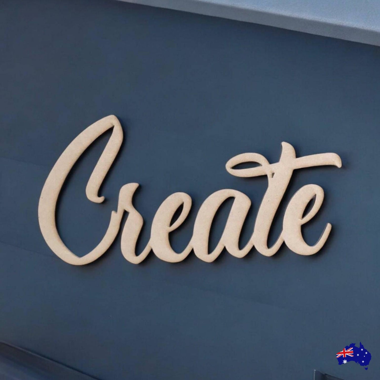 Create Word Wall Quote Art DIY Raw MDF Timber Wood - The Renmy Store Homewares & Gifts 