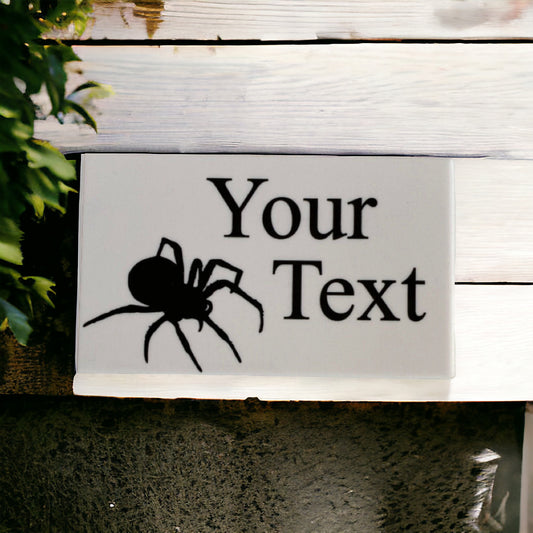 Spider Custom Personalised Sign - The Renmy Store Homewares & Gifts 