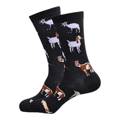 Goat Lover Socks and Warning Goat Sign Gift Set - The Renmy Store Homewares & Gifts 