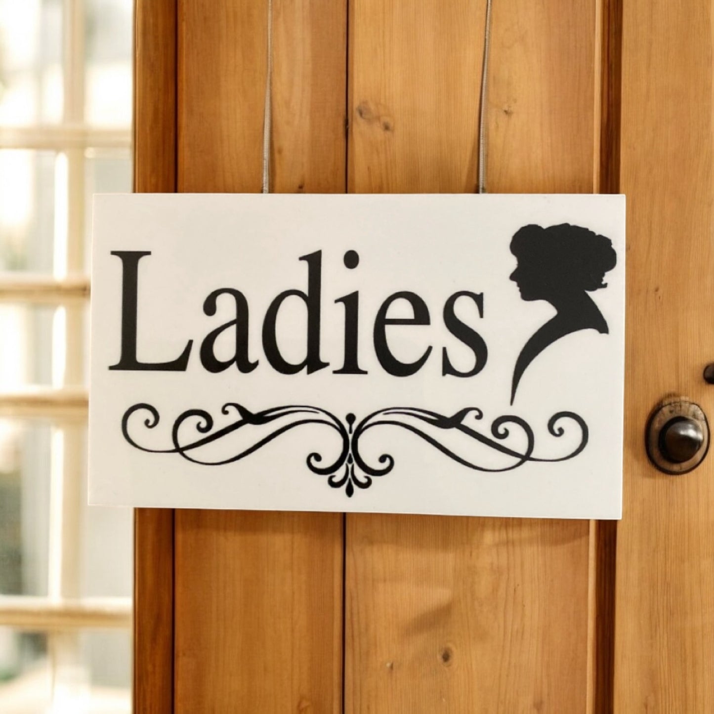 Toilet Door Ladies Gents Vintage Antique Sign