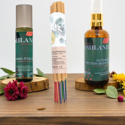 Natural Bug Repellent Pack of 3 Wild Sandalwood Australian Handmade