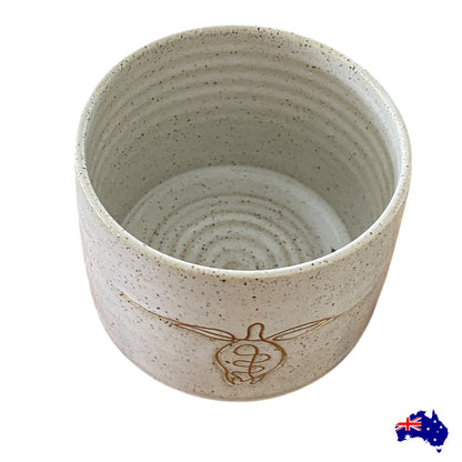 Handmade Turtle Ceramic Mug Cup | Aussie Made Wolf and Clay Coastal Gift