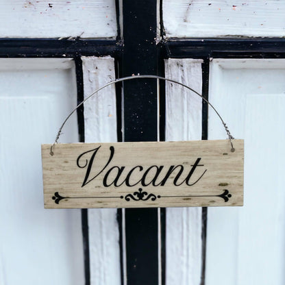 Vacant Engaged Toilet Bathroom Sign - The Renmy Store Homewares & Gifts 