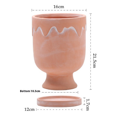 Planter Pot Garden Terracotta Pottery Clay Range