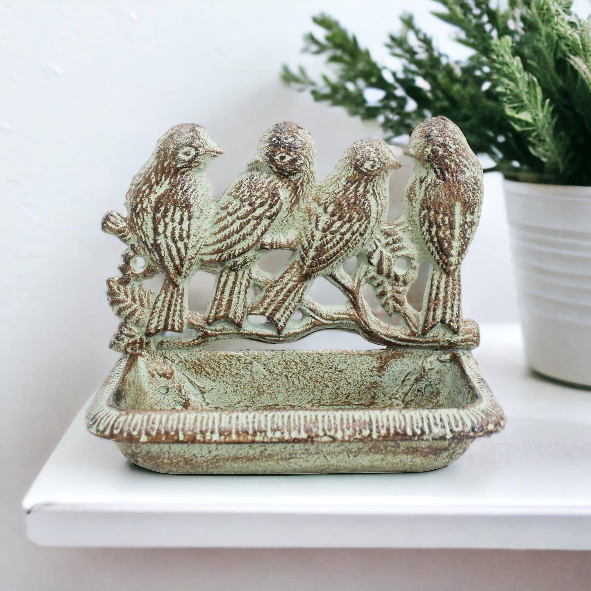 Bird Feeder Bath with Birds - The Renmy Store Homewares & Gifts 