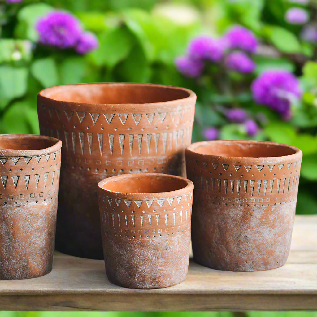 Terracotta Pot Planter Garden Vintage Earth Range