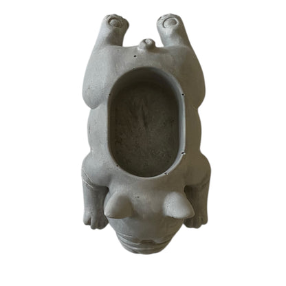 Planter Pot French Bulldog Dog Alice Aussie Handmade Concrete