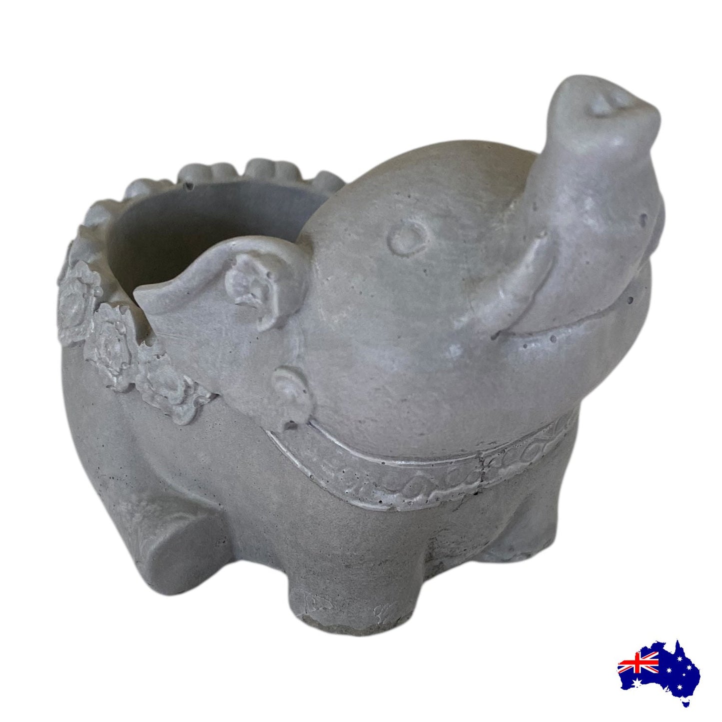 Planter Pot Elephant Aussie Handmade Concrete