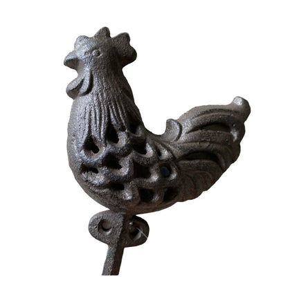 Rooster Chicken Hook Rustic Cast Iron - The Renmy Store Homewares & Gifts 