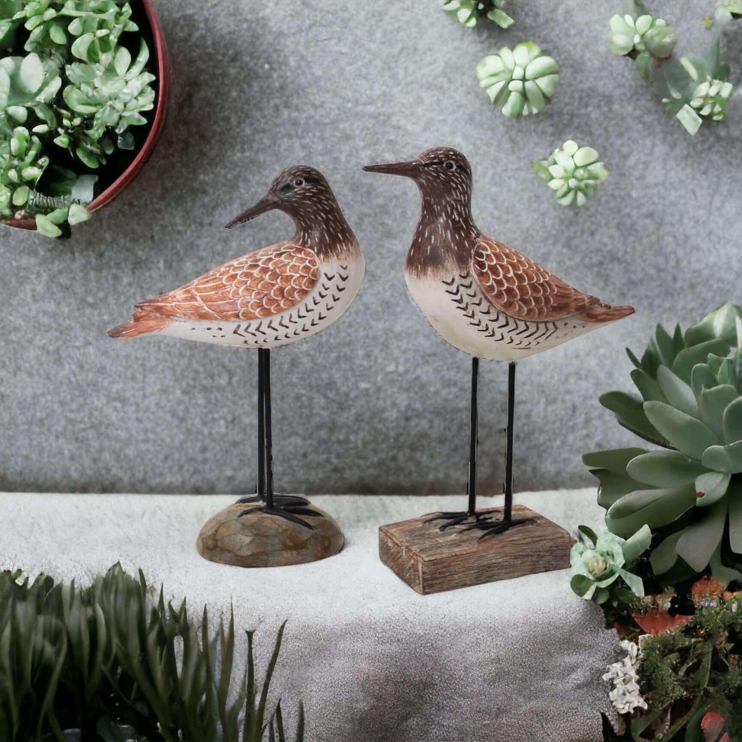 Bird Dusk Set of 2 Ornament - The Renmy Store Homewares & Gifts 