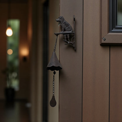 Doorbell Door Bell Dog Rustic Cast Iron