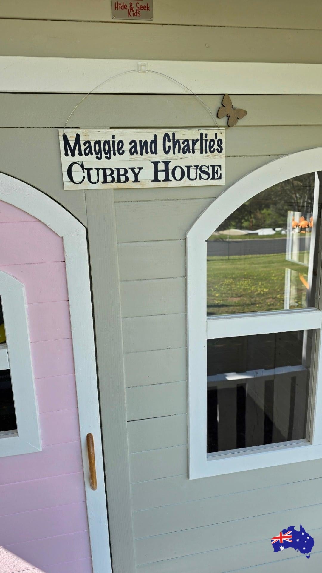 Cubby House Custom Personalised Kids Name Sign - The Renmy Store Homewares & Gifts 