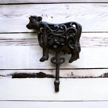 Cow Hook Rustic Cast Iron - The Renmy Store Homewares & Gifts 