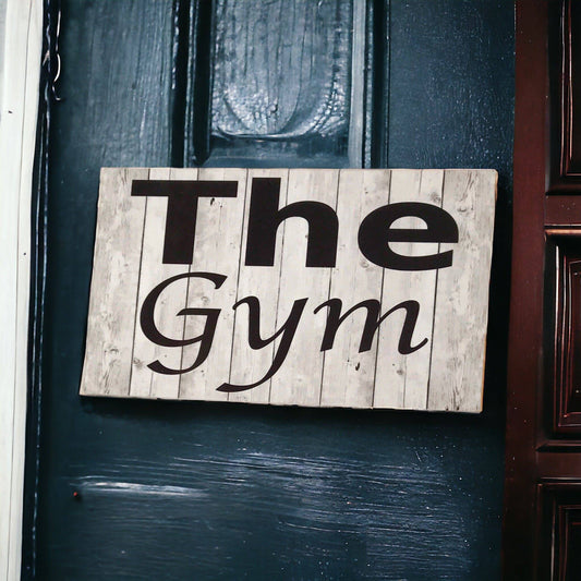 The Gym Door or Room Sign - The Renmy Store Homewares & Gifts 