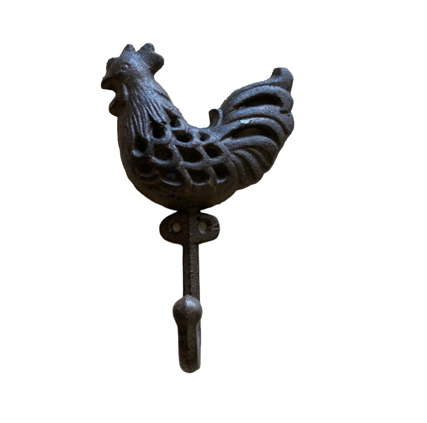 Rooster Chicken Hook Rustic Cast Iron