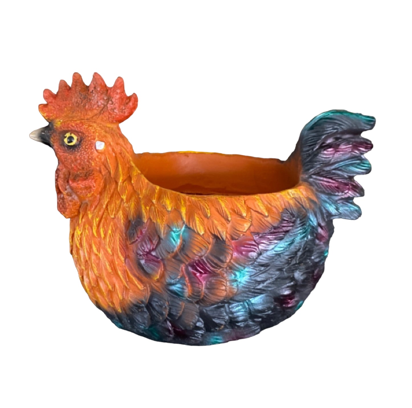 Plant Pot Planter Rooster Country
