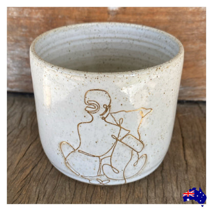 Mug Cup Dog Best Friend Pottery Ceramic Aussie Made