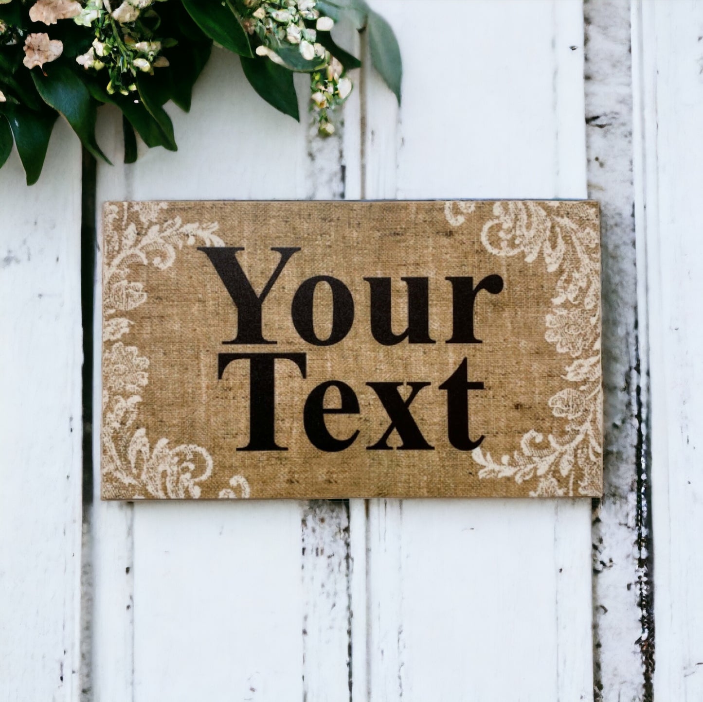 Boho Shabby Chic Custom Sign - The Renmy Store Homewares & Gifts 